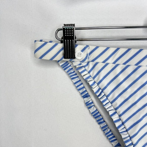 Tularosa Blue and White Striped One Piece Swimsuit - Picture 5 of 12